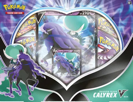 The Pokémon TCG: Ice Rider/Shadow Rider Calyrex V Box