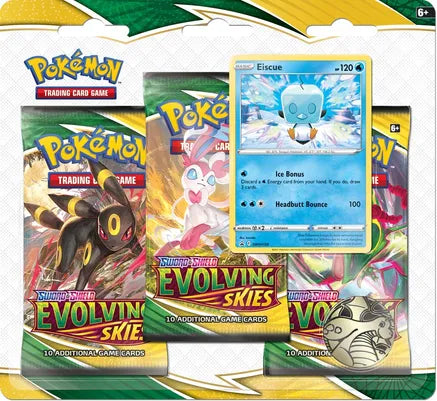 Evolving Skies 3 Pack Blister